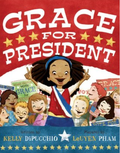 The cover of the book Grace for President