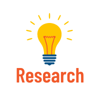 light bulb and the word Research