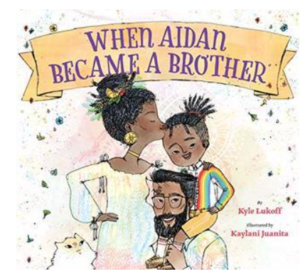 Book cover of When Aidan became a brother